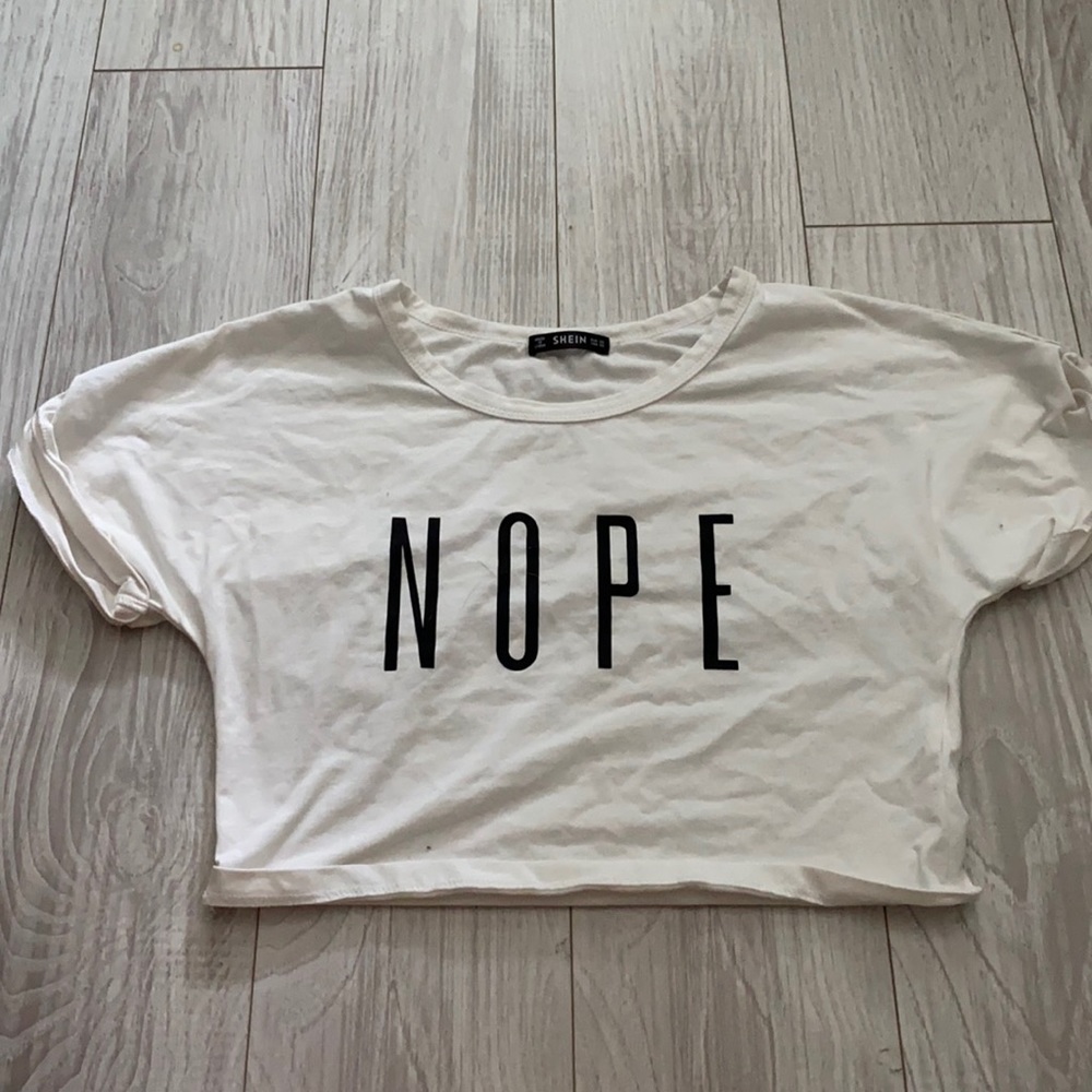 “NOPE” crop top